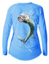 Women's V-neck Tarpon Performance shirt - KnottyTails
